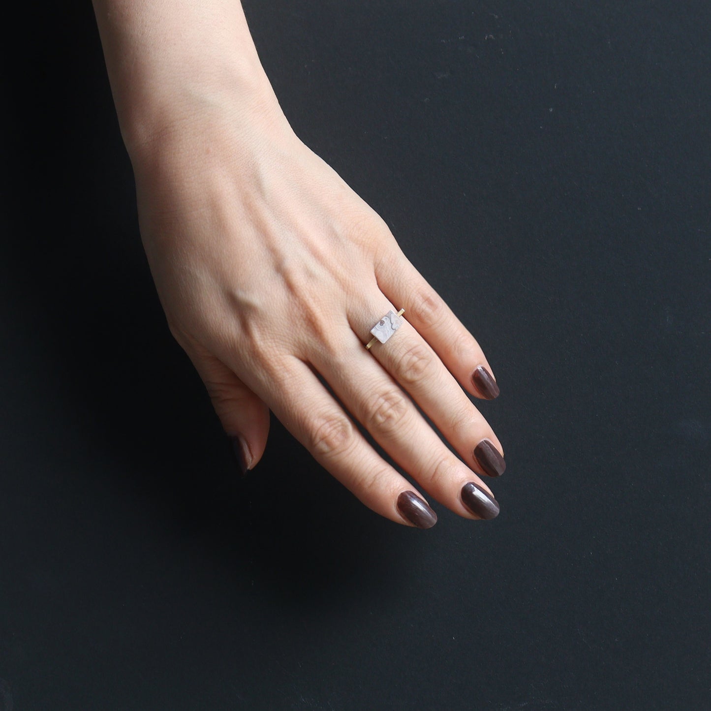 ring _ half moon #006