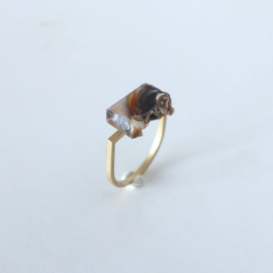 ring _ half moon  #005