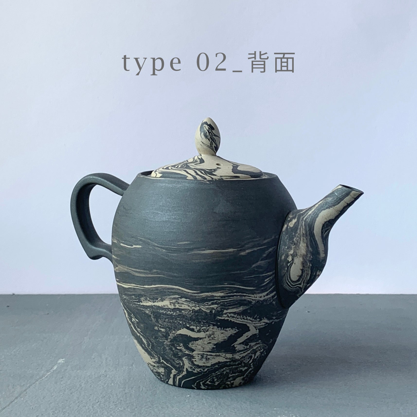 tea pot - black A