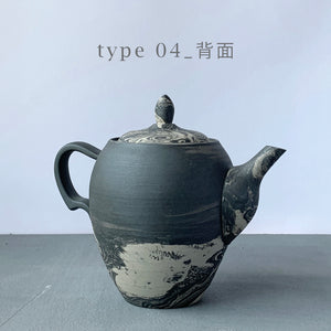 tea pot - black A