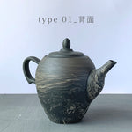 画像をギャラリービューアに読み込む, tea pot - black B
