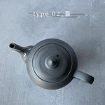 画像をギャラリービューアに読み込む, tea pot - black B
