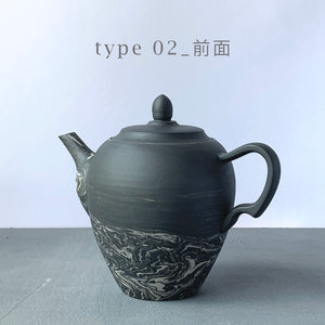tea pot - black B