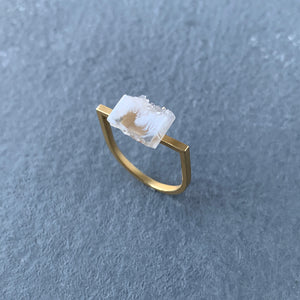 ring  [half moon] #002