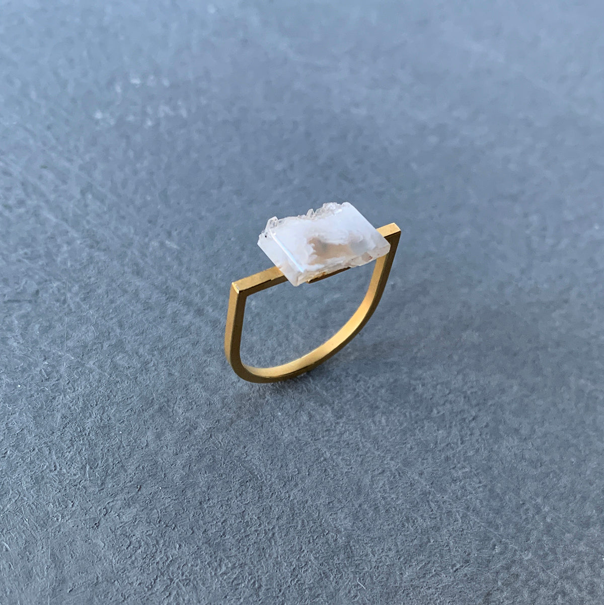 ring  [half moon] #002